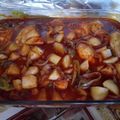 El cooksnap de karina garcía cuando hizo Pollo con jugo al horno.