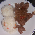 El cooksnap de Keyko cuando hizo Bistec de ternera al estilo dominicano.