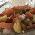 El cooksnap de Aurora Revenga Diaz cuando hizo Tartar de salmón.