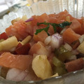 El cooksnap de Aurora Revenga Diaz cuando hizo Tartar de salmón.