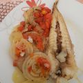 El cooksnap de Pepe Ruiz Serneguet cuando hizo Colas de rape con verduras al horno.