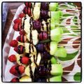 irfani.irmasanti's cooksnap of when they made Vickys Fruit Skewers, Kids Favourite.