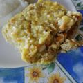 El cooksnap de Pavliñam cuando hizo Budín de zapallo italiano (zucchini) con parmesano gratinado y papas al eneldo.