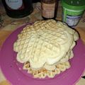 El cooksnap de agus cuando hizo Waffles mezcla sencilla.