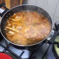 El cooksnap de Analhy Vila cuando hizo Cazuela de Mondongo.