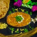 Heejal Pandya's cooksnap of when they made કાજુ ગાંઠીયા શાક (Kaju Ganthiya Shak Recipe In Gujarati).