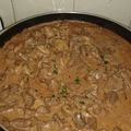 El cooksnap de Cristina Sánchez cuando hizo Strogonoff de Carne con arroz.
