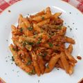 El cooksnap de Maricarmen Mayans cuando hizo Macarrones con tomate y albahaca.
