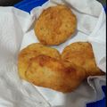El cooksnap de Rocio cuando hizo Bombas de papa (del puré que sobró del mediodía!!).