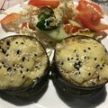 El cooksnap de Ingrid cuando hizo Lasaña de berenjena y zapallito, vegetariana.