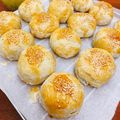 欖仁媽媽 的 蛋黃酥（自製紅豆泥） cooksnap