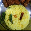 Kanaga Hema😊's cooksnap of when they made லெமன் சாதம் /Lemon Rice (Lemon Rice Recipe in Tamil).