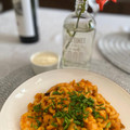 El cooksnap de danirimar1972 cuando hizo Fideuá de fideo grueso con Mejillones y Langostinos.