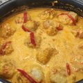 El cooksnap de Beatriz Lillo cuando hizo Albóndigas de rape y gambones en salsa de piquillo.