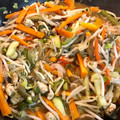 El cooksnap de Chef en proyecto!!! cuando hizo Wok de vegetales y pollo.