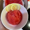 Cooksnap dari Anita R. untuk resep Watermelon Sorbet 2 Bahan (Sorbet Semangka)