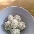 Cooksnap dari Fatma Lyssieskerz untuk resep Klepon ketan lembut isi gula merah