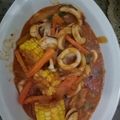 Cooksnap dari Dapur Manda untuk resep Udang Vs Cumi Saos Padang