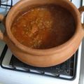 El cooksnap de Yanina Hnatyszyn cuando hizo Guiso de lentejas con lo que tenía en casa 😅.
