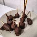El cooksnap de Paco Gonzalez cuando hizo Bombones de roquefort y queso de cabra con chocolate.