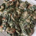 El cooksnap de Martín Santibáñez cuando hizo Guiso de acelga con crema.