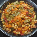 El cooksnap de Montse Guirao cuando hizo Potaje de calabaza y judías verdes.