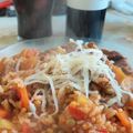 El cooksnap de José Luis Allassia cuando hizo Guiso de arroz.