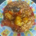 El cooksnap de antonio cuando hizo Lentejas con arroz, morcilla y chorizo.
