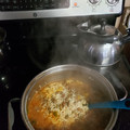 El cooksnap de margaritarobles cuando hizo Moro de guandules con coco Dominicano.