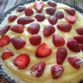 El cooksnap de Bárbara Nuñez cuando hizo Tarta de frutillas.