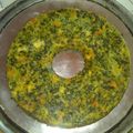 El cooksnap de Cecilia Fernandez cuando hizo Budín de acelga y queso.