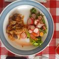 El cooksnap de Diarovi cuando hizo Mollejas de pollo estofadas.