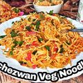 Priya Dwivedi का कुकस्नैप जब उन्होंने शेजवान नूडल्स(Schezwan noodles recipe in hindi) बनाया था।