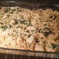 Cooksnap από Βίκυ Μουντάκη στη συνταγή Συνταγή για ζυμαρικά: σουφλέ σπανάκι με κοτόπουλο