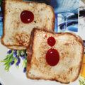 jennifer का कुकस्नैप जब उन्होंने ब्रेड सैंडविच (Bread sandwich recipe in hindi) बनाया था।