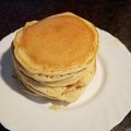 El cooksnap de Estefania cuando hizo Pancakes o Tortitas Americanas.