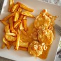 El cooksnap de Marisa Cuesta Moreno cuando hizo Merluza en salsa de gambas.