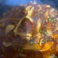 El cooksnap de reyes castro tembras cuando hizo Pollo con champiñones en salsa de tomate.