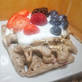El cooksnap de Salma cuando hizo Gofres fit con yogur y frutos rojos.