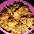 Jain Shikha का कुकस्नैप जब उन्होंने गोभी आलू मटर की सब्जी (Gobhi Aloo matar ki sabzi recipe in hindi) बनाया था।