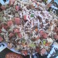 El cooksnap de Silvia Heredia cuando hizo Mujadara o Mujaddara: Lentejas y arroz con cebolla crocante.