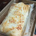 El cooksnap de Almudena Collado cuando hizo Hojaldre relleno de revuelto de champiñones con jamón y huevo.