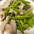 賴小孟 的 松阪豬炒蘆筍 cooksnap