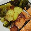 El cooksnap de Eduardo Gutiérrez cuando hizo Salmón con patatas y brócoli.