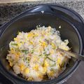 El cooksnap de Carlos Lopez cuando hizo Arroz chaufán.
