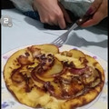 El cooksnap de Jorge cuando hizo Panqueque de manzana.