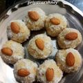 Priya vishnu Varshney का कुकस्नैप जब उन्होंने नारियल के लड्डू (nariyal ke laddu recipe in Hindi) बनाया था।