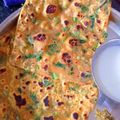 Shashi Chaurasiya का कुकस्नैप जब उन्होंने मूली पत्ते के पराठा (Muli patte ke paratha recipe in hindi) बनाया था।