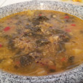 El cooksnap de Sulpi cuando hizo Sopa de kale con quinoa y verduras.