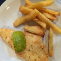 El cooksnap de Pirulina cuando hizo Filete de pescado apanado con aguacate y papaitas casquitos.